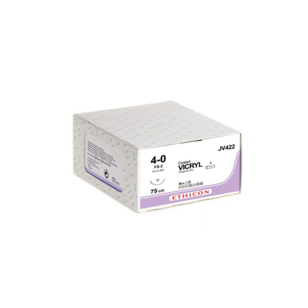 Vicryl – Fil de Suture Résorbable Incolore – Ethicon