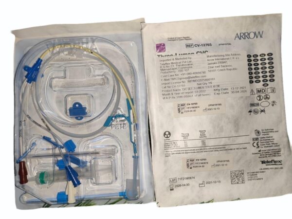 Cathéter Central à Deux Lumières pour Pédiatrie – Pediatric Two-Lumen CVC (CV-16702)