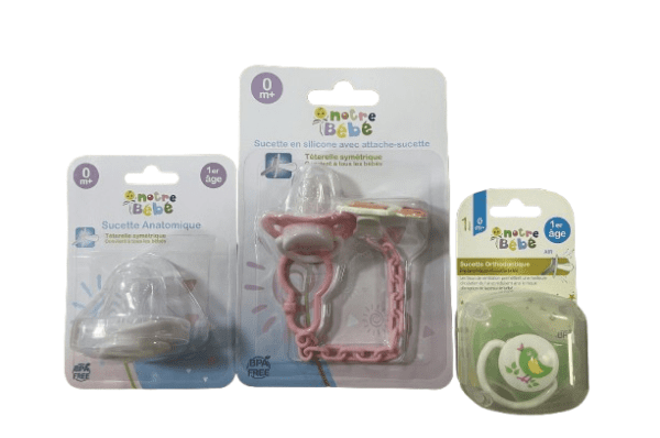 Sucette en Silicone « Notre Bébé »