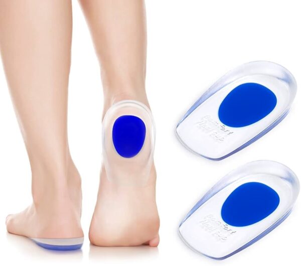 Talonnettes Silicone avec Insert Central pour Confort et Stabilité